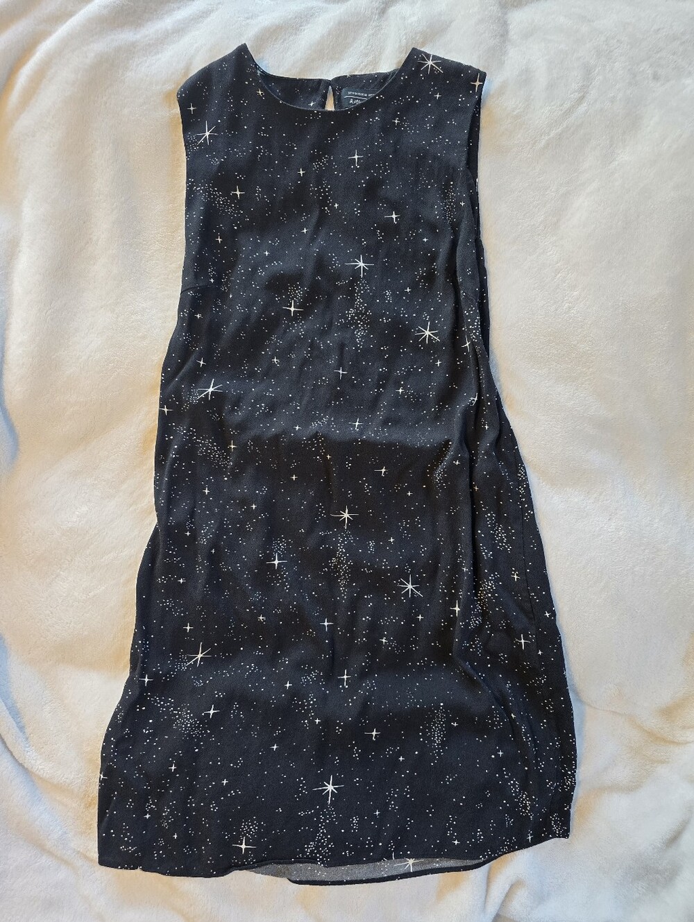 Stockholm Atelier | & Other Stories Black Sleeveless Star Print Mini Dress